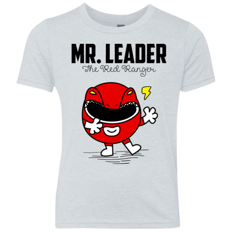 T-Shirts Heather White / YXS Mr Leader Youth Triblend T-Shirt