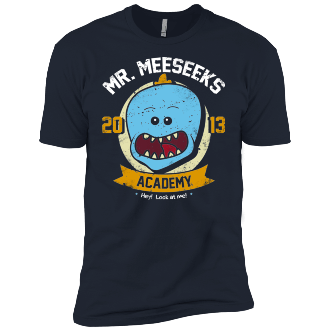 T-Shirts Midnight Navy / YXS Mr. Meeseeks Academy Boys Premium T-Shirt