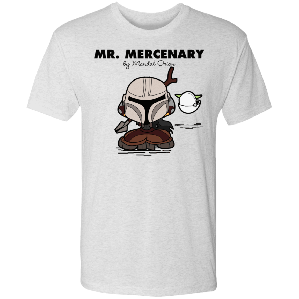 T-Shirts Heather White / S Mr Mercenary Men's Triblend T-Shirt