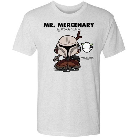 T-Shirts Heather White / S Mr Mercenary Men's Triblend T-Shirt