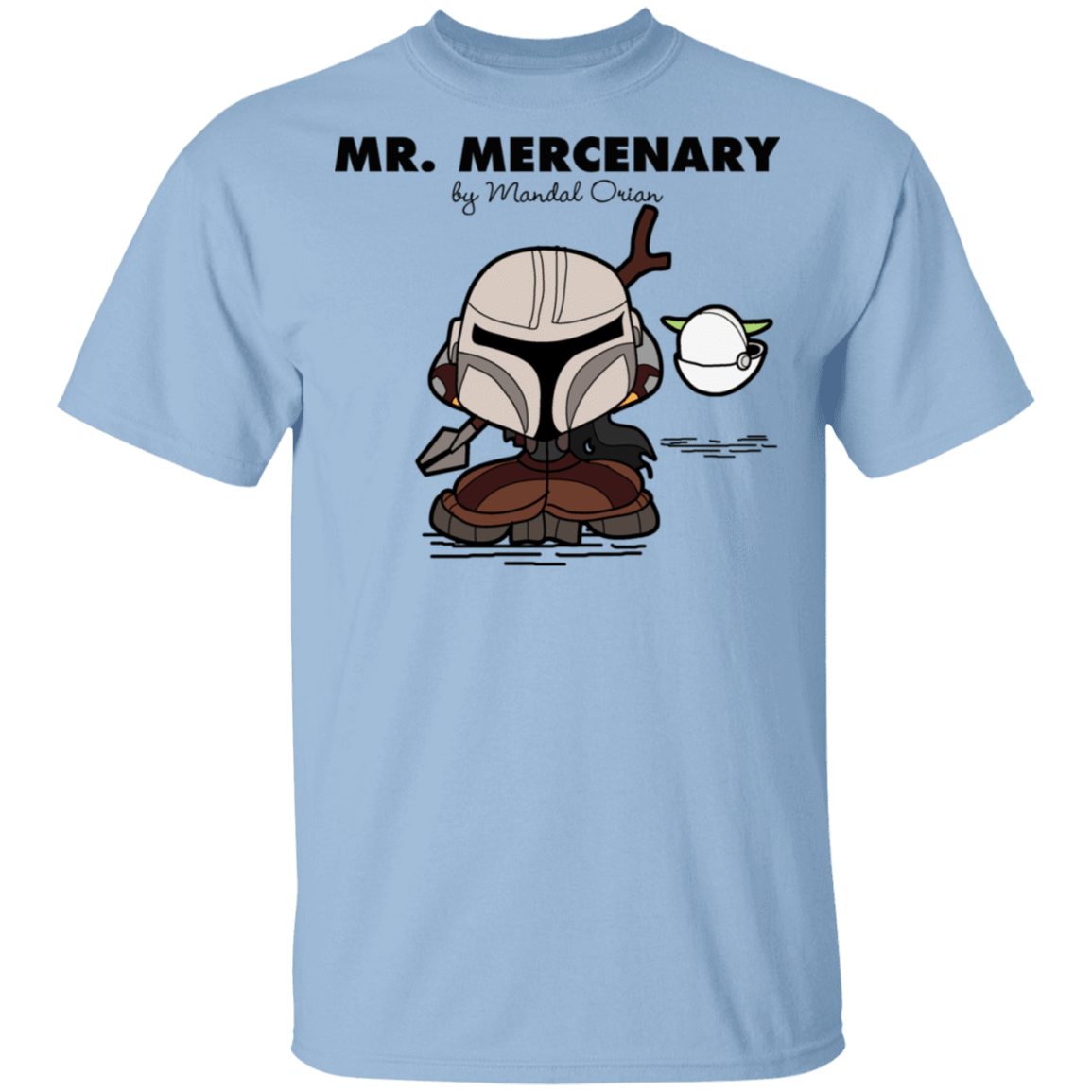 T-Shirts Light Blue / S Mr Mercenary T-Shirt