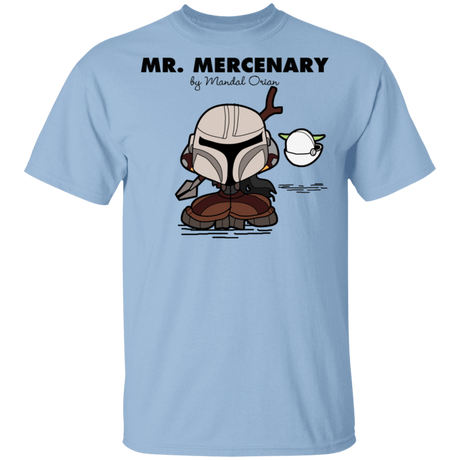 T-Shirts Light Blue / S Mr Mercenary T-Shirt