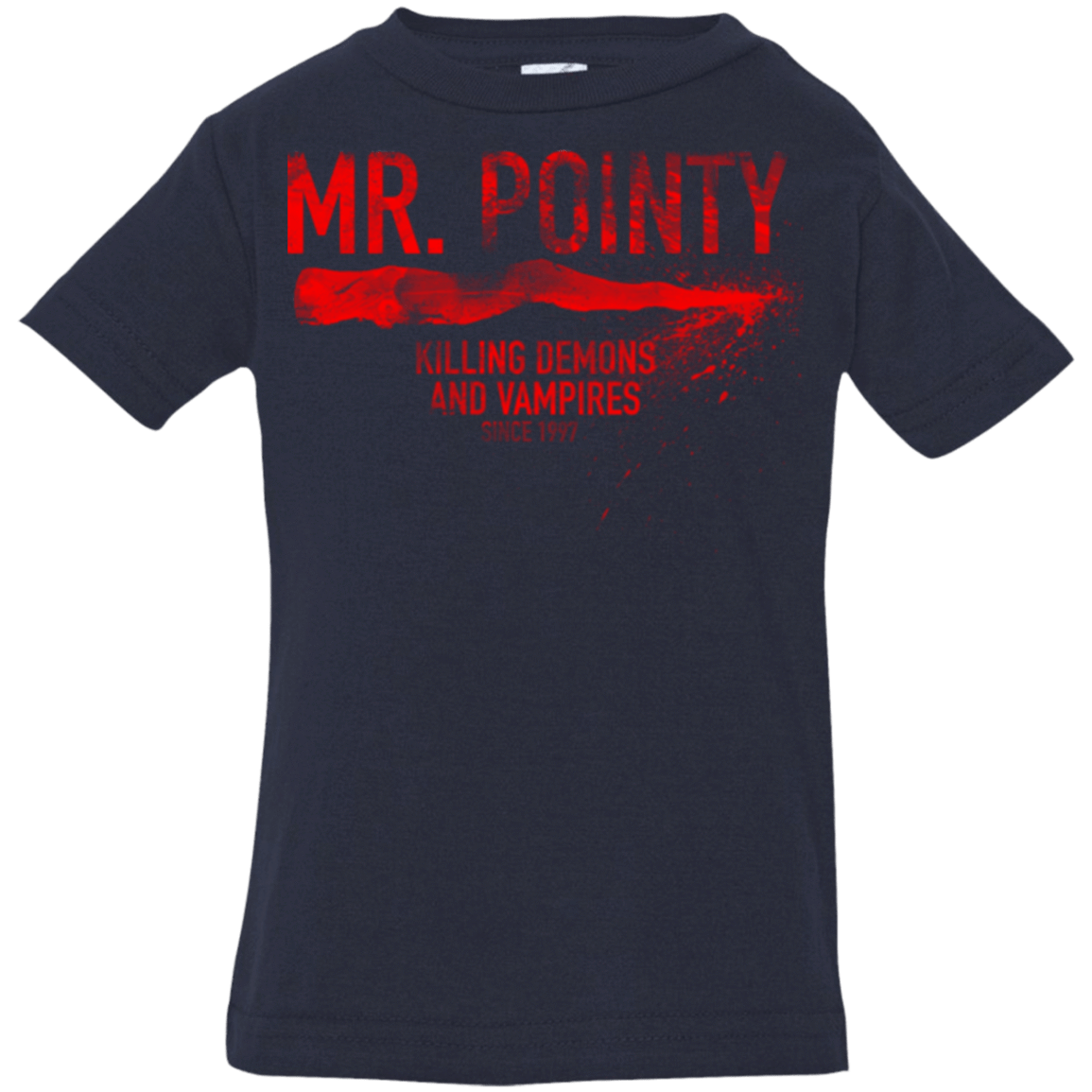 T-Shirts Navy / 6 Months Mr Pointy Infant Premium T-Shirt