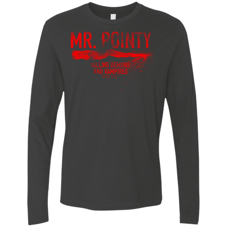 T-Shirts Heavy Metal / Small Mr Pointy Men's Premium Long Sleeve