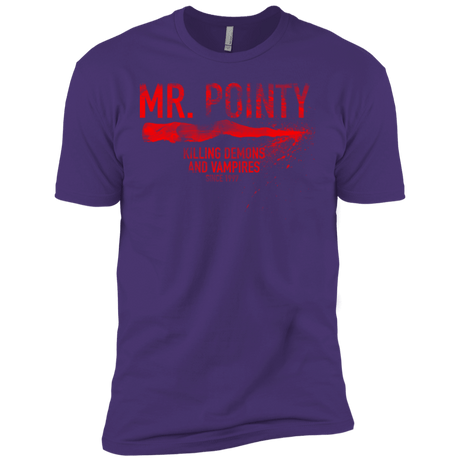 T-Shirts Purple / X-Small Mr Pointy Men's Premium T-Shirt