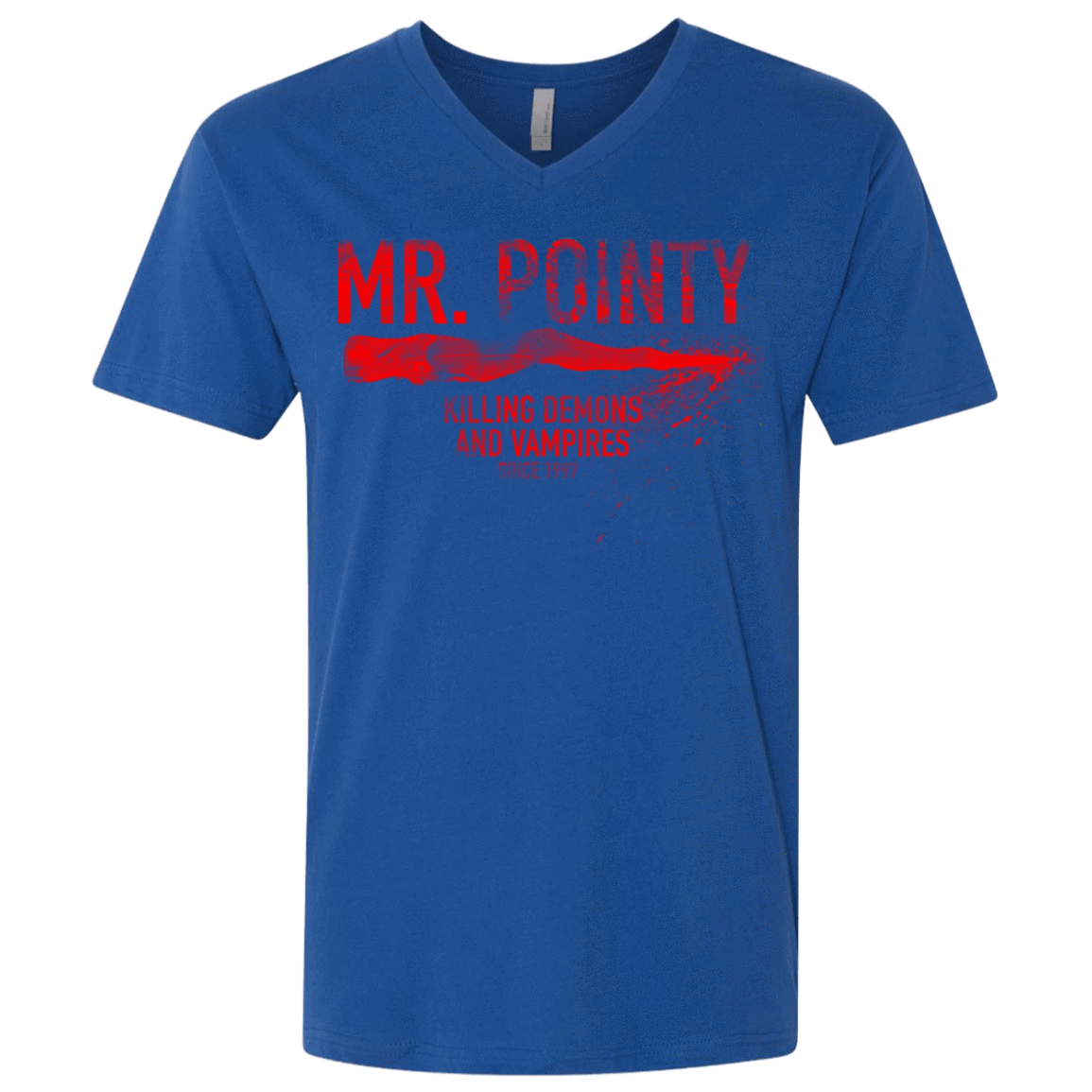 T-Shirts Royal / X-Small Mr Pointy Men's Premium V-Neck
