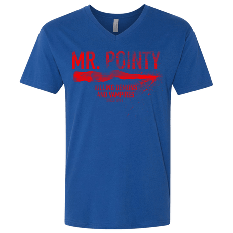 T-Shirts Royal / X-Small Mr Pointy Men's Premium V-Neck