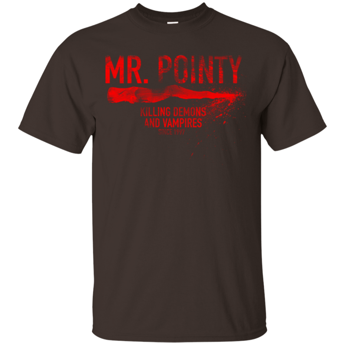 T-Shirts Dark Chocolate / Small Mr Pointy T-Shirt