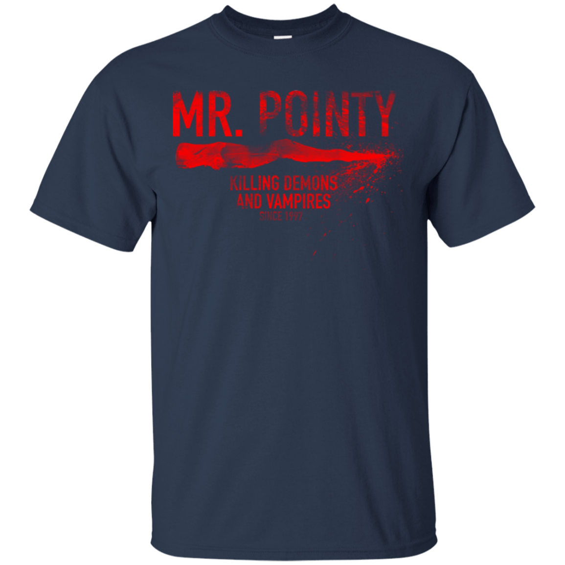 T-Shirts Navy / Small Mr Pointy T-Shirt