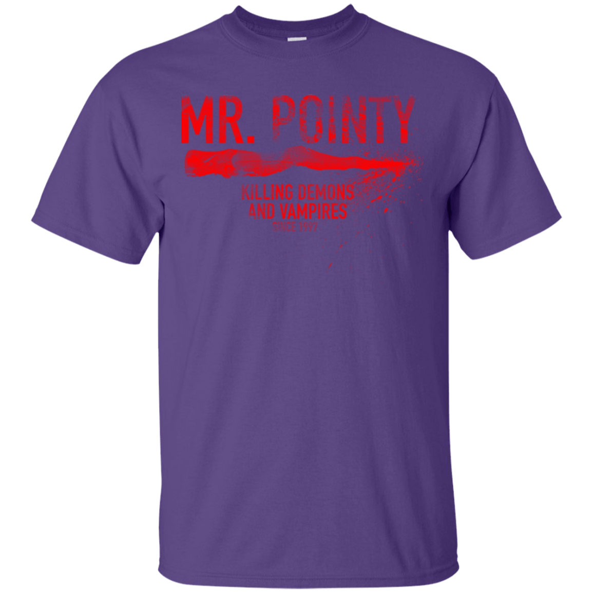 T-Shirts Purple / Small Mr Pointy T-Shirt