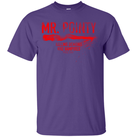 T-Shirts Purple / Small Mr Pointy T-Shirt