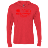 T-Shirts Vintage Red / X-Small Mr Pointy Triblend Long Sleeve Hoodie Tee