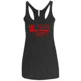 T-Shirts Vintage Black / X-Small Mr Pointy Women's Triblend Racerback Tank