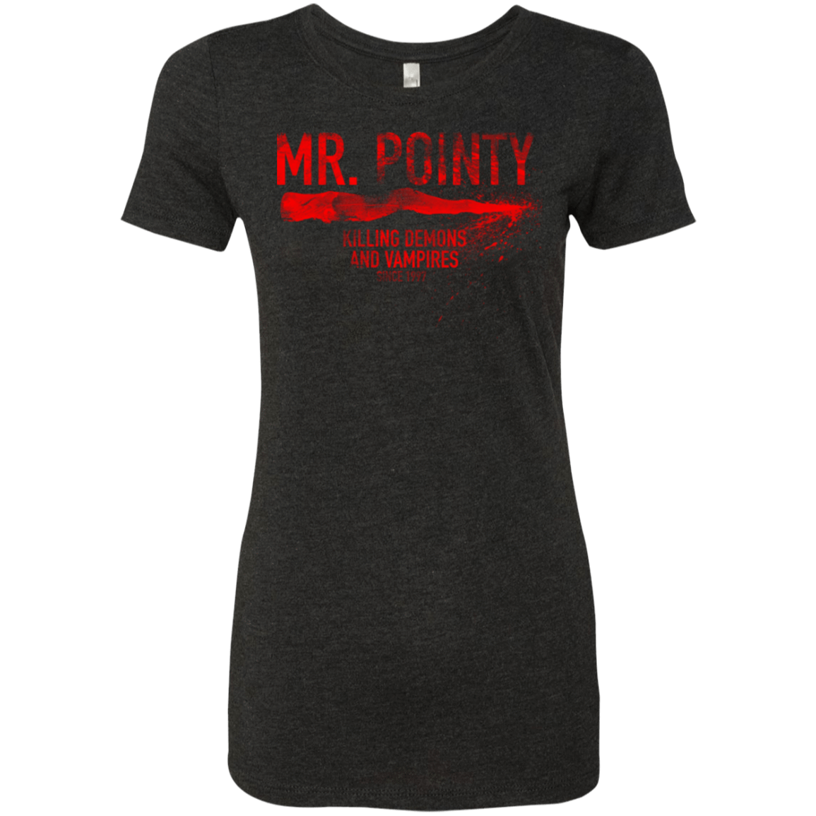 T-Shirts Vintage Black / Small Mr Pointy Women's Triblend T-Shirt