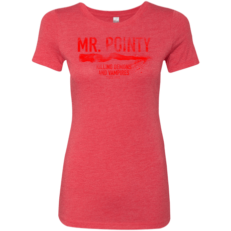 T-Shirts Vintage Red / Small Mr Pointy Women's Triblend T-Shirt