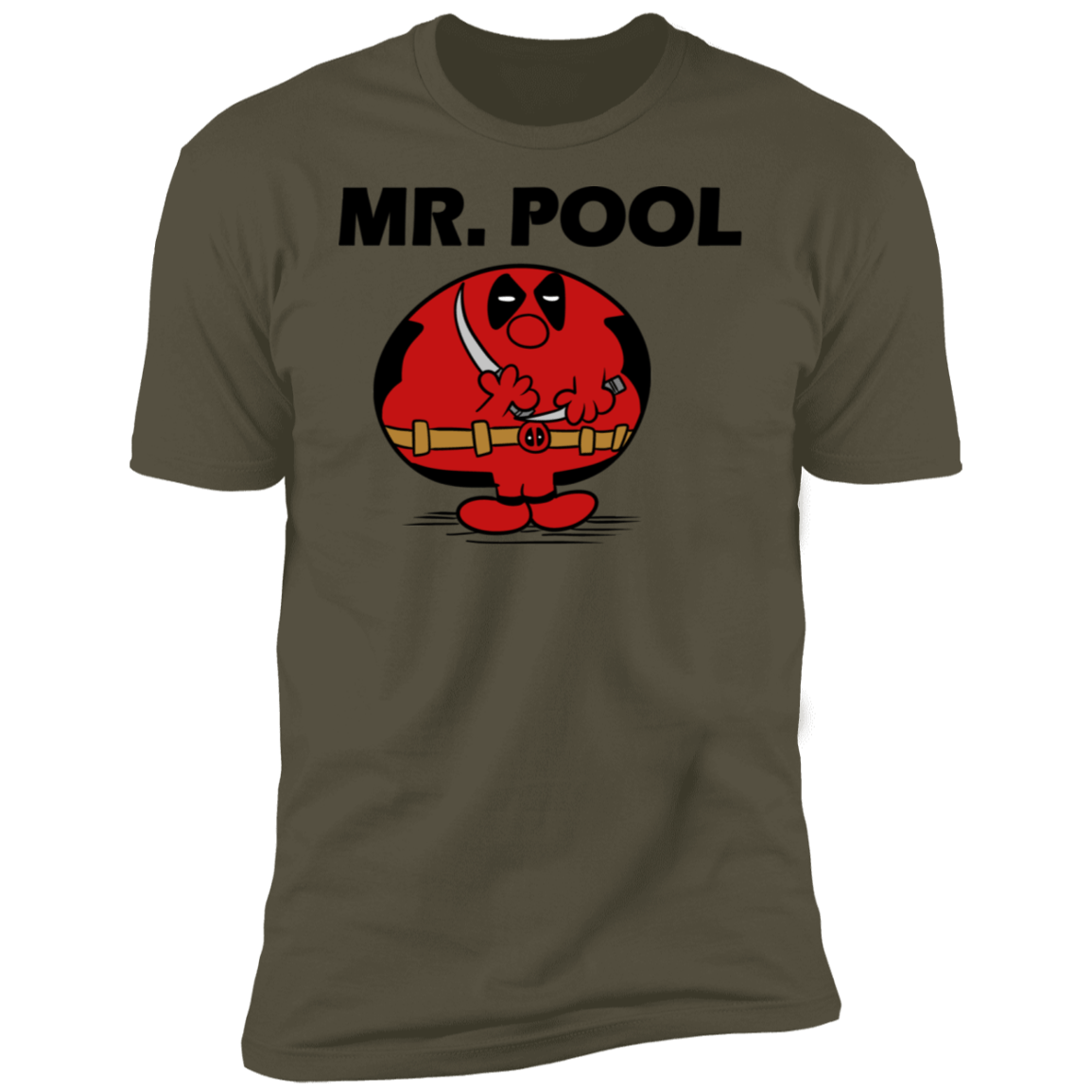 T-Shirts Military Green / S Mr Pool Men's Premium T-Shirt