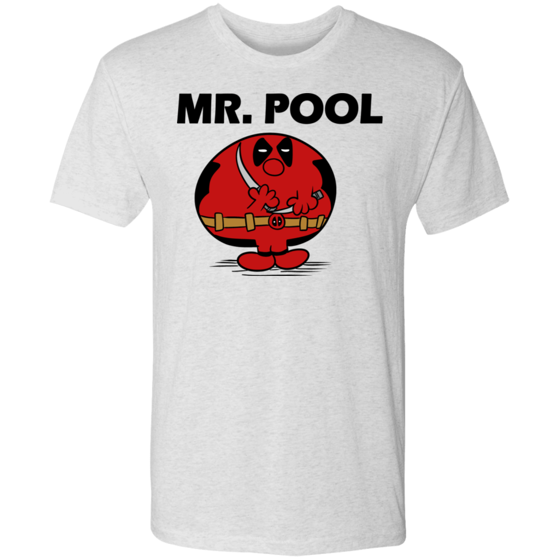 T-Shirts Heather White / S Mr Pool Men's Triblend T-Shirt