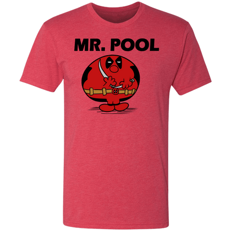 T-Shirts Vintage Red / S Mr Pool Men's Triblend T-Shirt