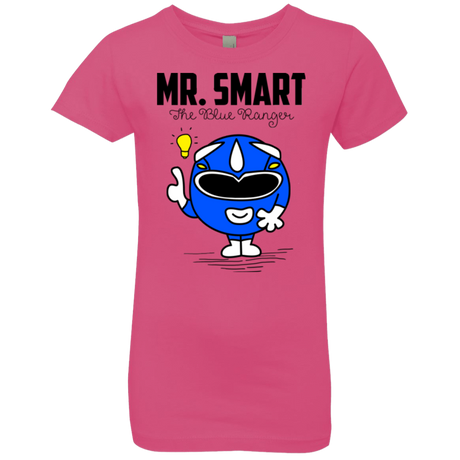 T-Shirts Hot Pink / YXS Mr Smart Girls Premium T-Shirt