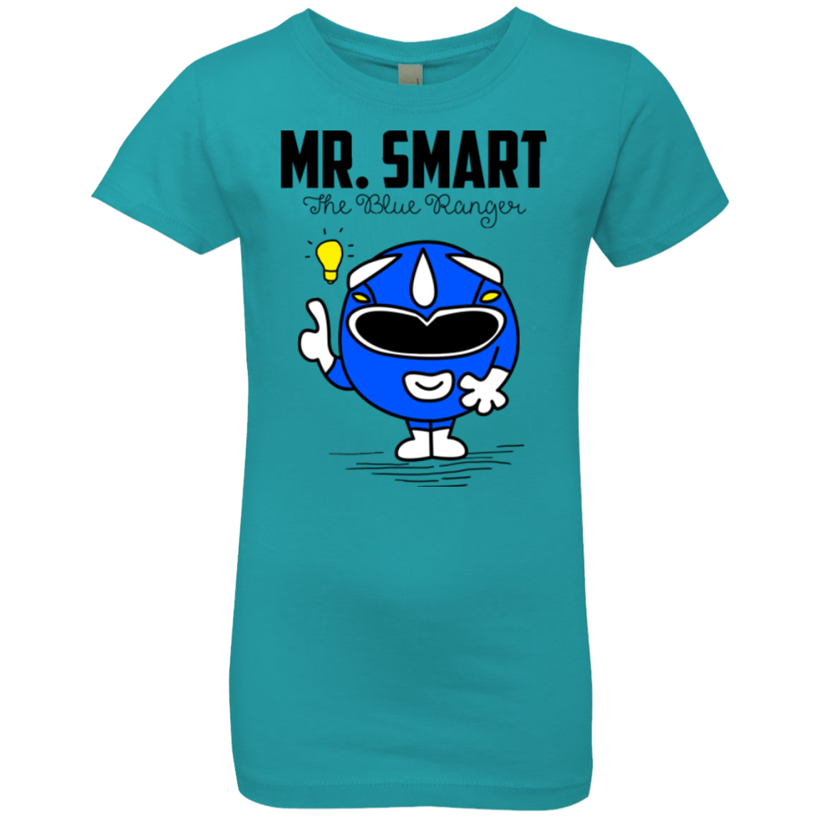 T-Shirts Tahiti Blue / YXS Mr Smart Girls Premium T-Shirt