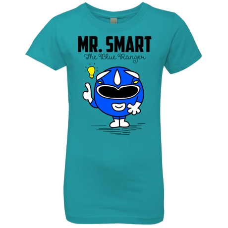 T-Shirts Tahiti Blue / YXS Mr Smart Girls Premium T-Shirt