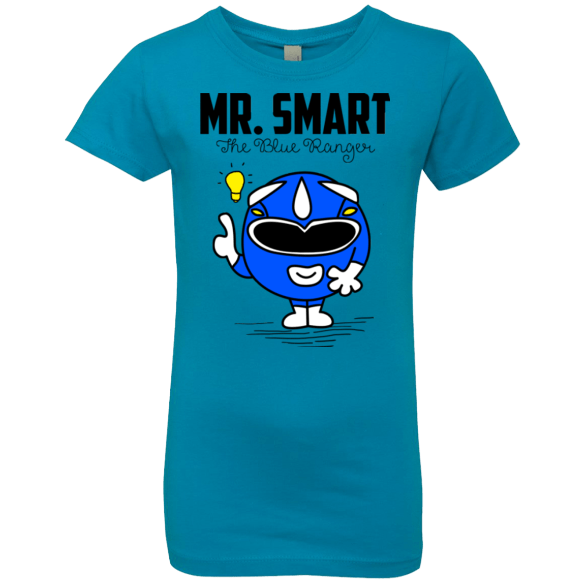 T-Shirts Turquoise / YXS Mr Smart Girls Premium T-Shirt