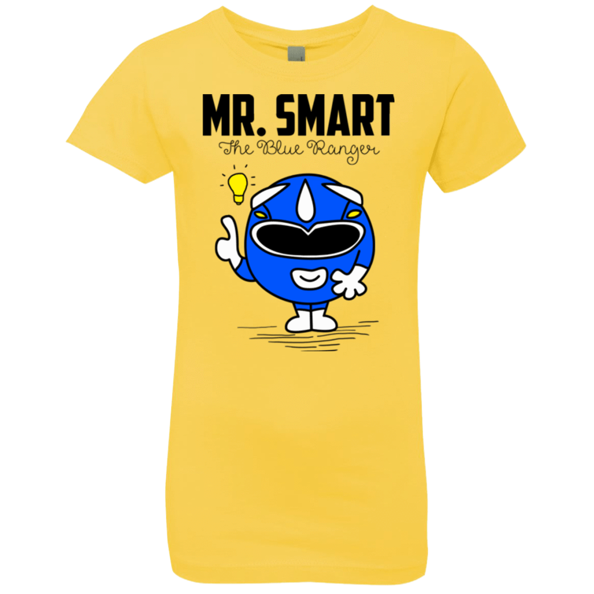 T-Shirts Vibrant Yellow / YXS Mr Smart Girls Premium T-Shirt