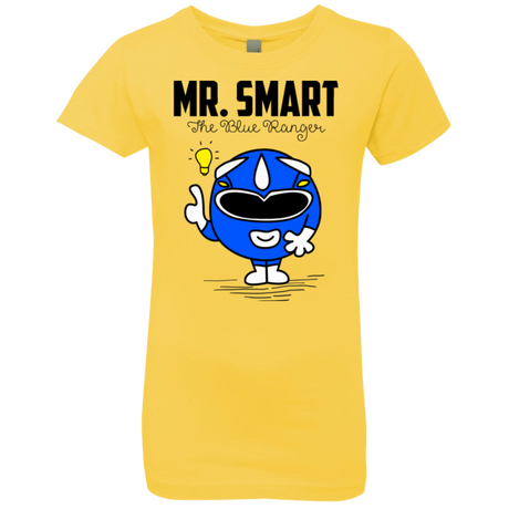 T-Shirts Vibrant Yellow / YXS Mr Smart Girls Premium T-Shirt