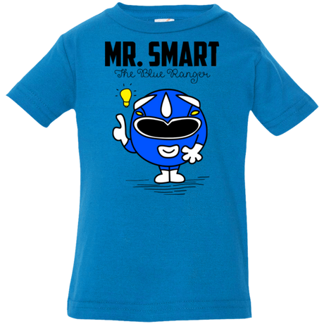 T-Shirts Cobalt / 6 Months Mr Smart Infant Premium T-Shirt