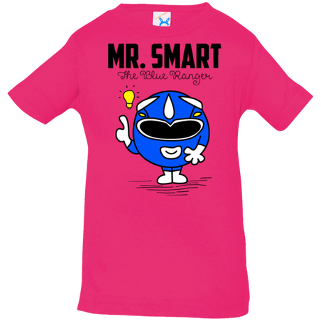 T-Shirts Hot Pink / 6 Months Mr Smart Infant Premium T-Shirt