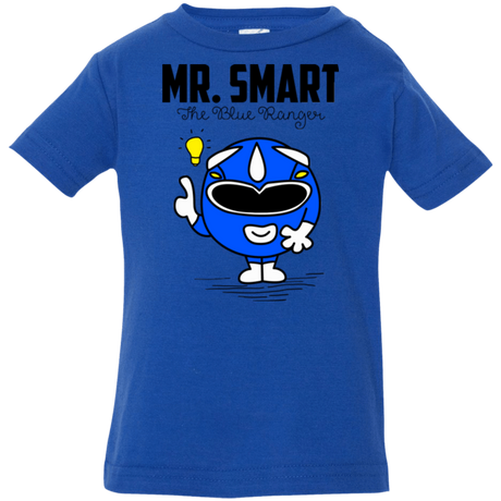 T-Shirts Royal / 6 Months Mr Smart Infant Premium T-Shirt
