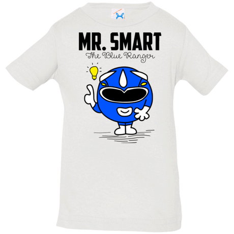 T-Shirts White / 6 Months Mr Smart Infant Premium T-Shirt