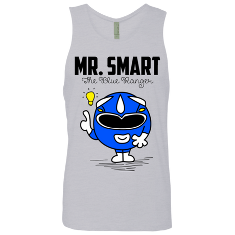 T-Shirts Heather Grey / Small Mr Smart Men's Premium Tank Top