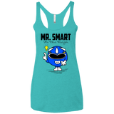 T-Shirts Tahiti Blue / X-Small Mr Smart Women's Triblend Racerback Tank