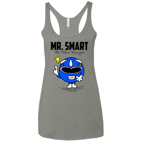 T-Shirts Venetian Grey / X-Small Mr Smart Women's Triblend Racerback Tank