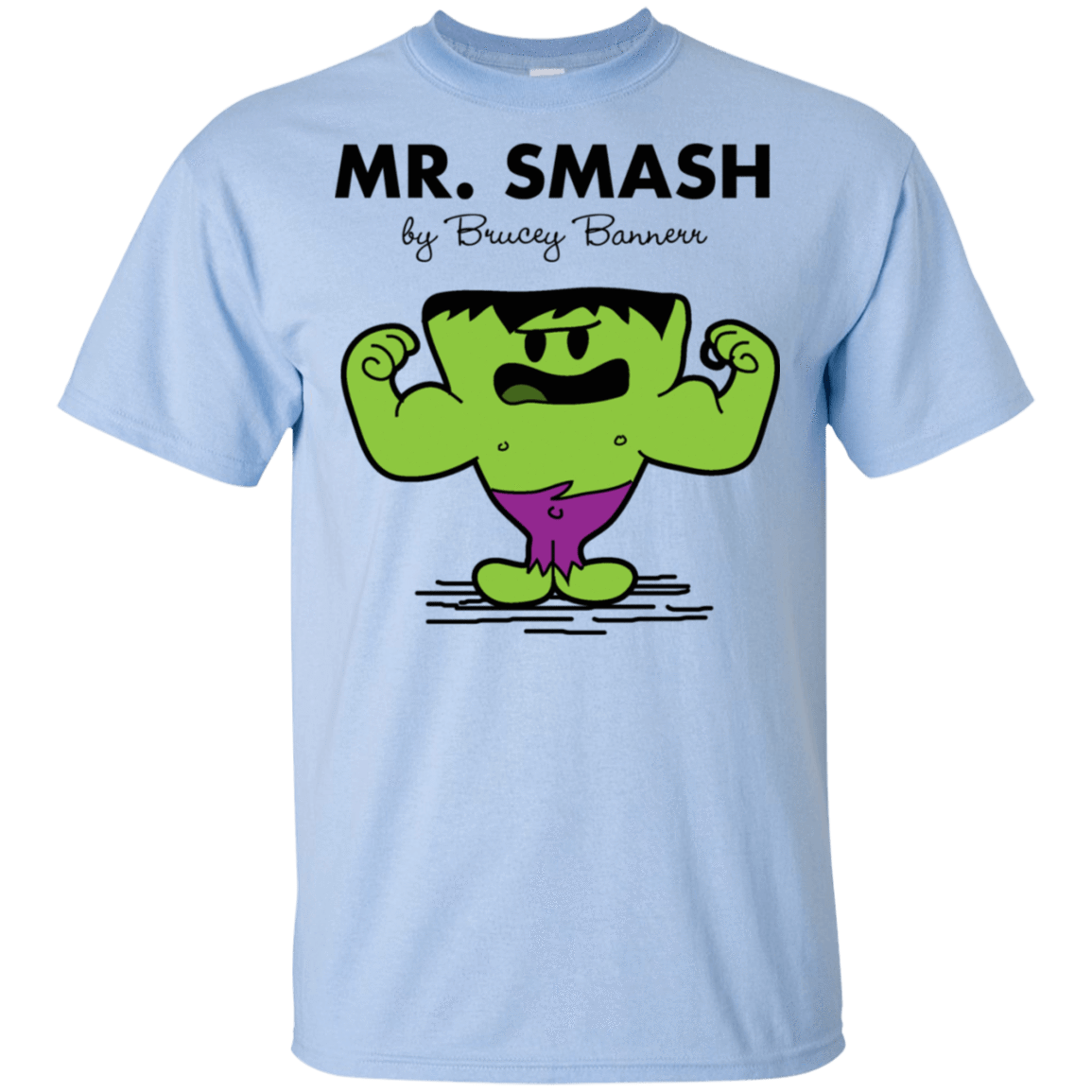 T-Shirts Light Blue / S Mr Smash T-Shirt