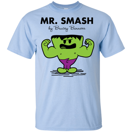 T-Shirts Light Blue / S Mr Smash T-Shirt