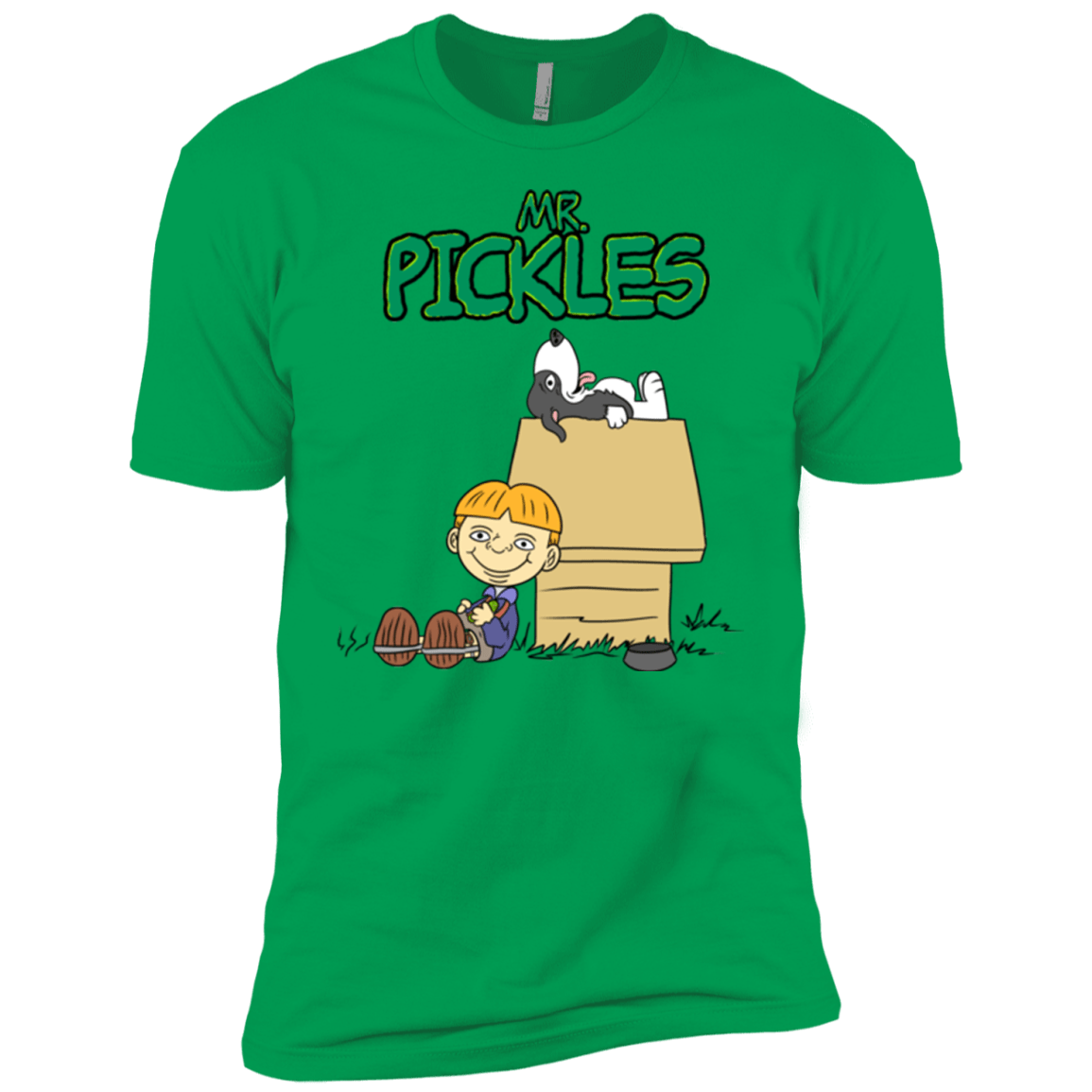T-Shirts Kelly Green / YXS Mr Snopkles Boys Premium T-Shirt