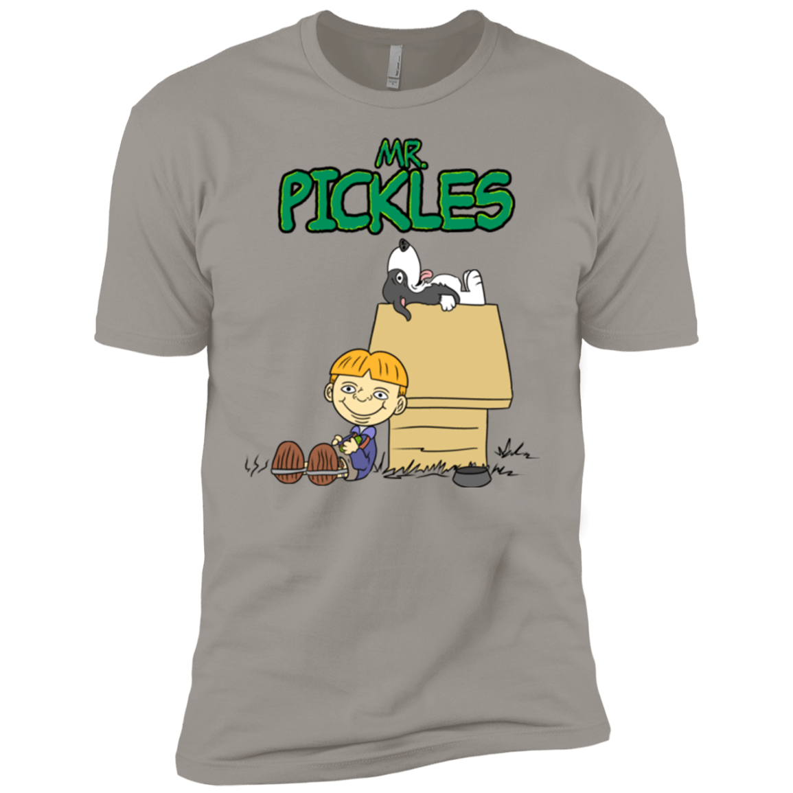 T-Shirts Light Grey / YXS Mr Snopkles Boys Premium T-Shirt