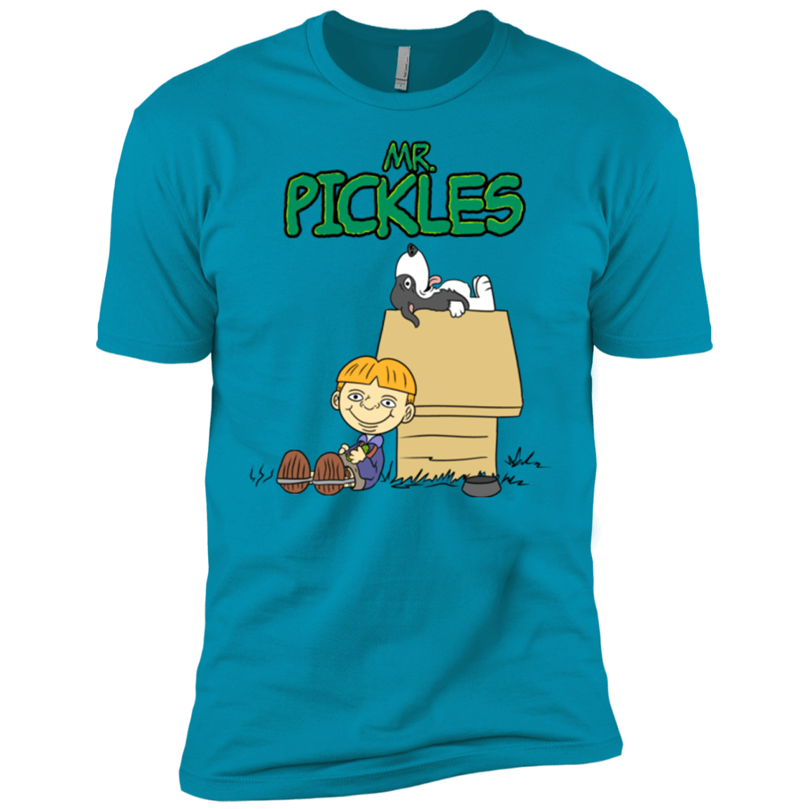 T-Shirts Turquoise / YXS Mr Snopkles Boys Premium T-Shirt