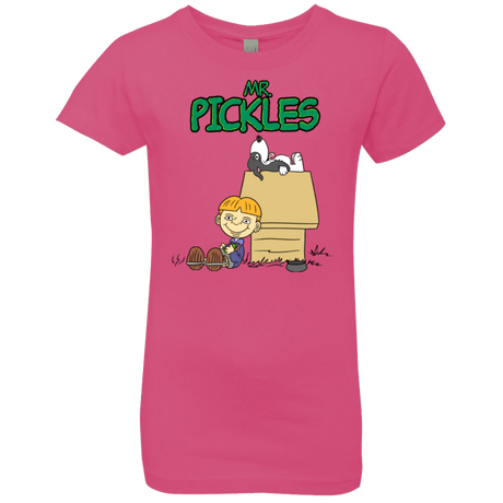 T-Shirts Hot Pink / YXS Mr Snopkles Girls Premium T-Shirt
