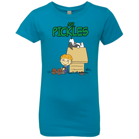 T-Shirts Turquoise / YXS Mr Snopkles Girls Premium T-Shirt