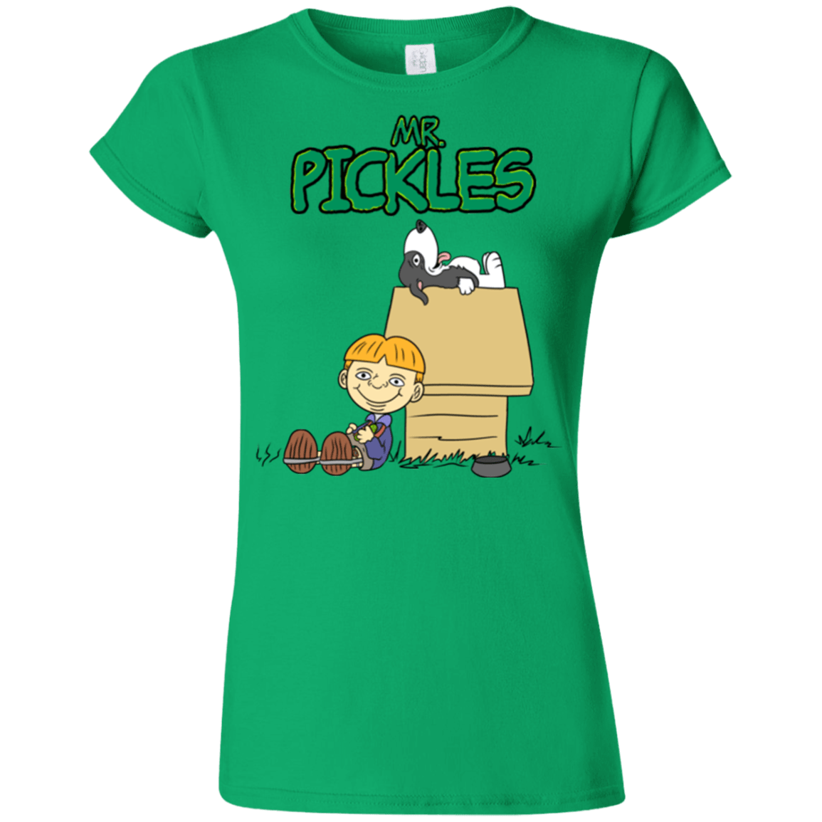 T-Shirts Irish Green / S Mr Snopkles Junior Slimmer-Fit T-Shirt