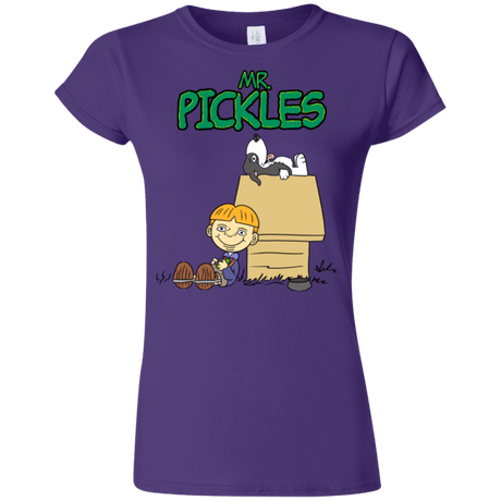 T-Shirts Purple / S Mr Snopkles Junior Slimmer-Fit T-Shirt