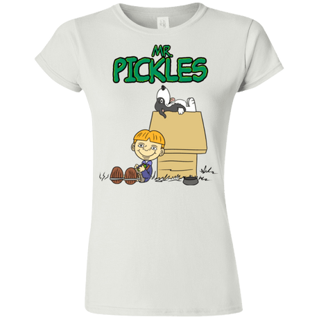 T-Shirts White / S Mr Snopkles Junior Slimmer-Fit T-Shirt