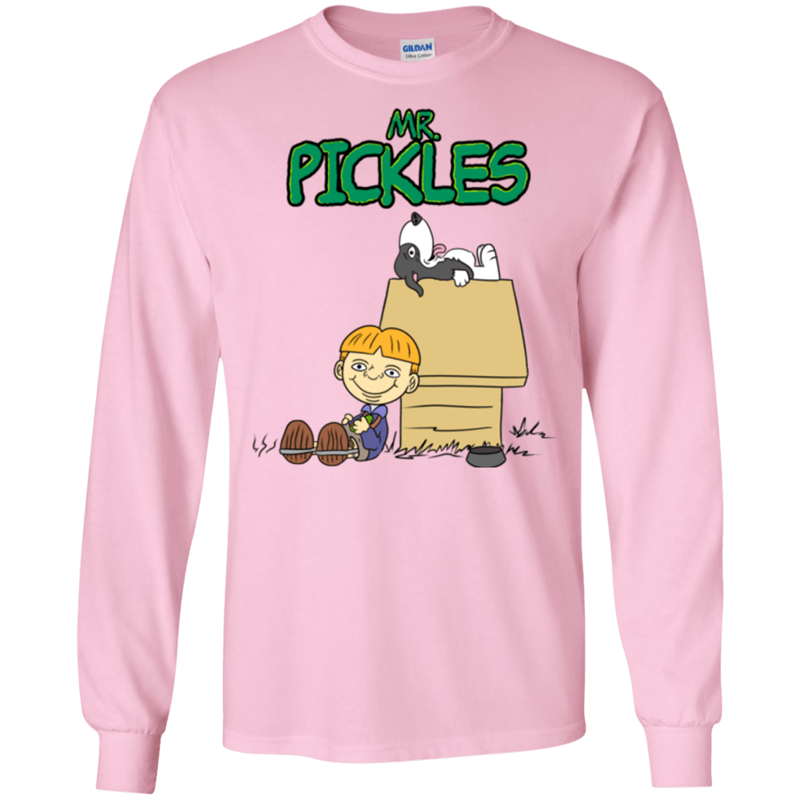 T-Shirts Light Pink / S Mr Snopkles Men's Long Sleeve T-Shirt
