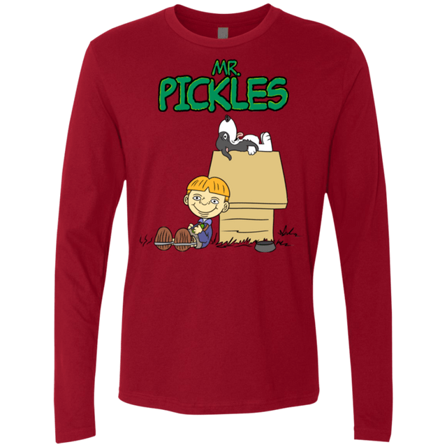 T-Shirts Cardinal / S Mr Snopkles Men's Premium Long Sleeve