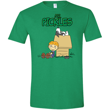 T-Shirts Heather Irish Green / S Mr Snopkles Men's Semi-Fitted Softstyle