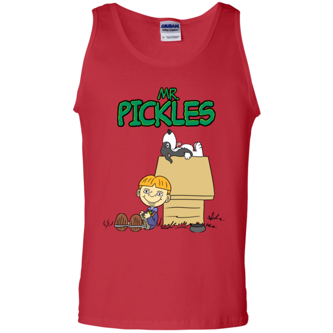 T-Shirts Red / S Mr Snopkles Men's Tank Top