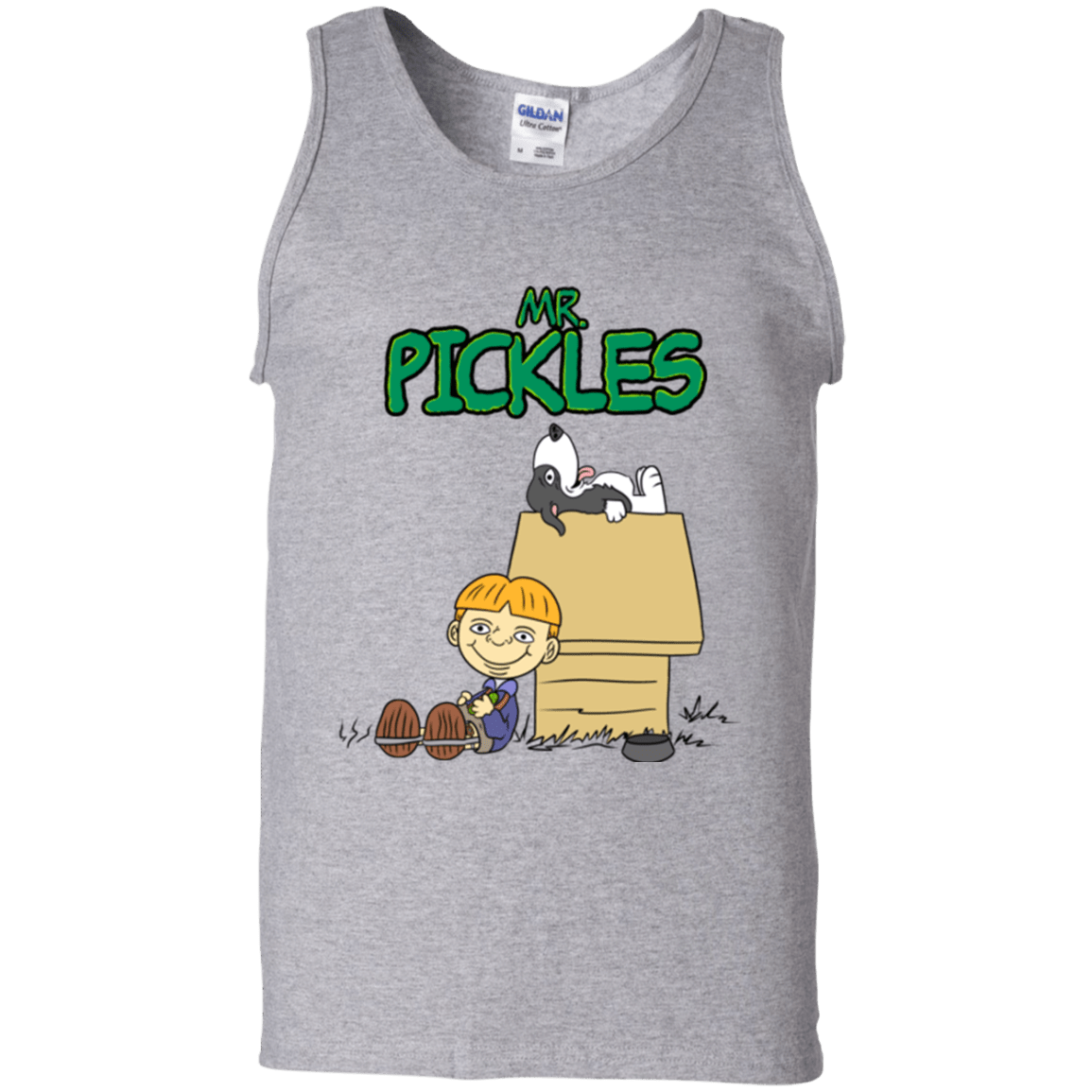 T-Shirts Sport Grey / S Mr Snopkles Men's Tank Top